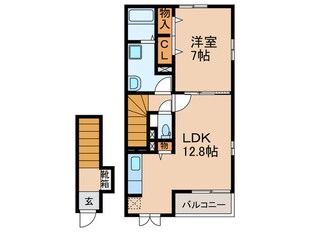 カーサ・カルムⅡの物件間取画像